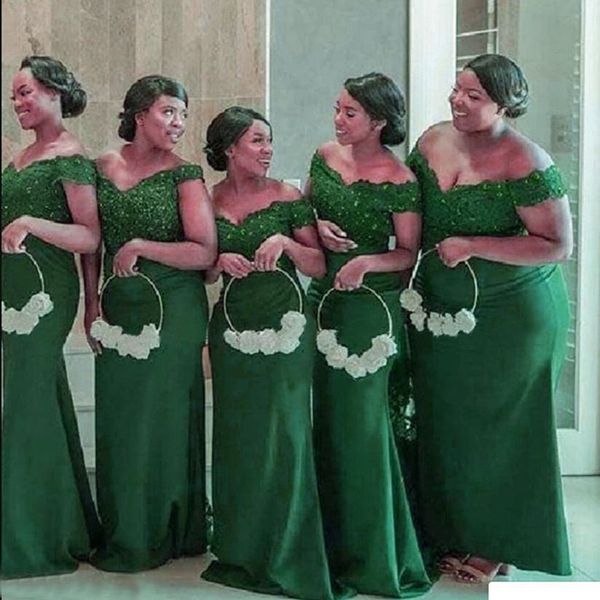 2023 dark green mermaid bridesmaid dresses off the shoulder lace applique beaded satin straps beach plus size wedding guest gowns custom mad, White;pink
2023 dark green mermaid bridesmaid dresses off the shoulder lace applique beaded satin straps beach plus size wedding guest gowns custom mad, White;pink