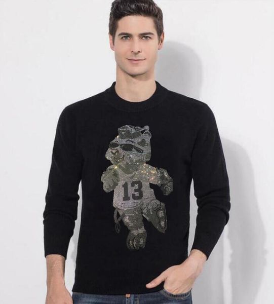 new borunke rhinestones pullover sweater men summer slim fit streetwear o-neck casual men man designer, White;black
new borunke rhinestones pullover sweater men summer slim fit streetwear o-neck casual men man designer, White;black