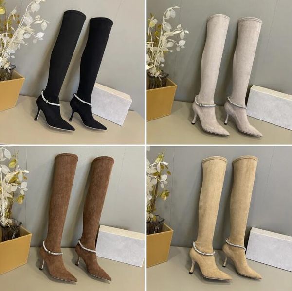 casual shoes jimmy dreece knee boot 95 women heels sheepskin leather designer nappa boots fashion -high booties size 35-41, Black
casual shoes jimmy dreece knee boot 95 women heels sheepskin leather designer nappa boots fashion -high booties size 35-41, Black