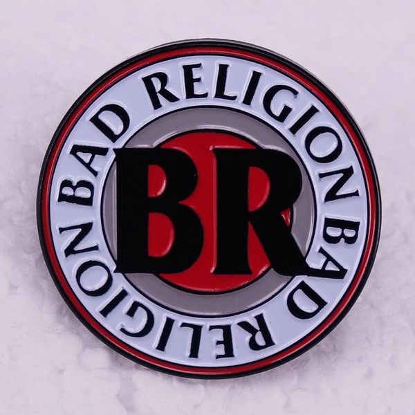 music theme of the pin badge of the california punk rock band choir bad religion pin, Blue
music theme of the pin badge of the california punk rock band choir bad religion pin, Blue