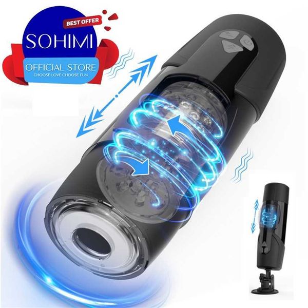 massager sohimi automatic male masturbators suction vacuum electric cup blowjob machine for men telescopic rotation toys man
massager sohimi automatic male masturbators suction vacuum electric cup blowjob machine for men telescopic rotation toys man