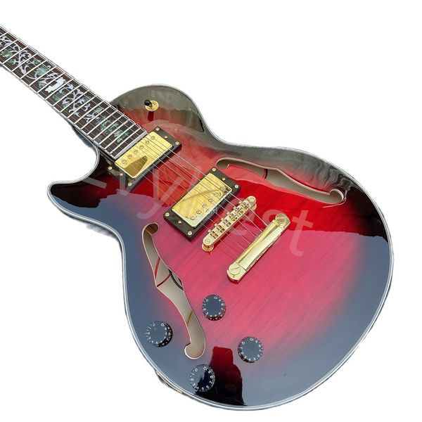lvyelectric guitar jazz semi-hollow 6-string electric guitar jazz guitar fretboard shell inlay support customization
lvyelectric guitar jazz semi-hollow 6-string electric guitar jazz guitar fretboard shell inlay support customization