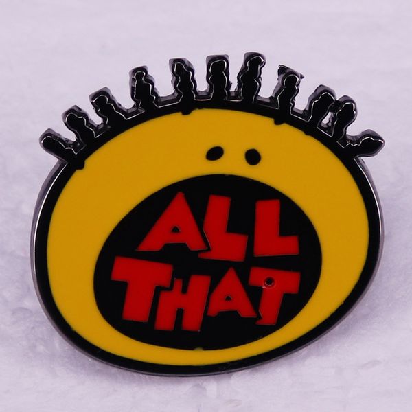 american comedy sketch tv series all that brooch badge pin accessory, Blue 
american comedy sketch tv series all that brooch badge pin accessory, Blue