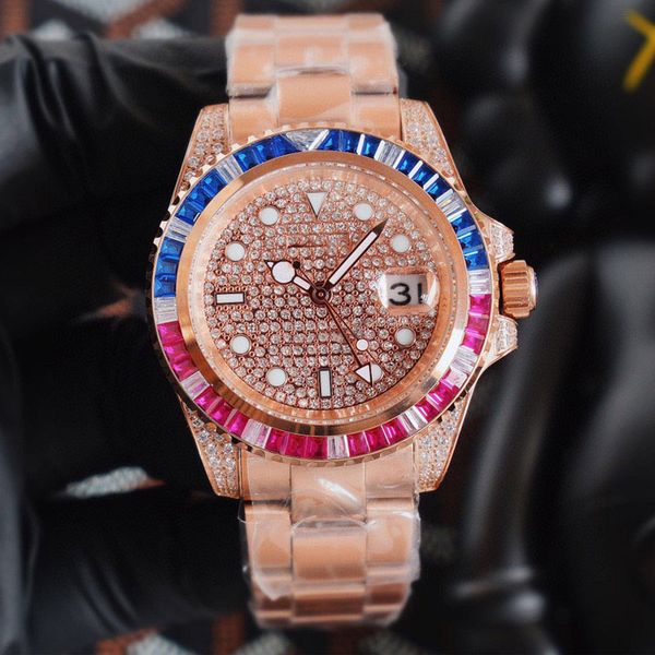 diamond watch mens watch rainbow bezel mechanical diamonds watches stainless steel strap men wristwatch waterproof design wristwatches for m, Slivery;brown
diamond watch mens watch rainbow bezel mechanical diamonds watches stainless steel strap men wristwatch waterproof design wristwatches for m, Slivery;brown