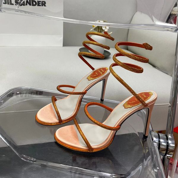 sandals high heeled rene crystal studded snake strass ankle wraparound shoes factory footwear 95mm luxury designers heel sandals evening lip, Black
sandals high heeled rene crystal studded snake strass ankle wraparound shoes factory footwear 95mm luxury designers heel sandals evening lip, Black