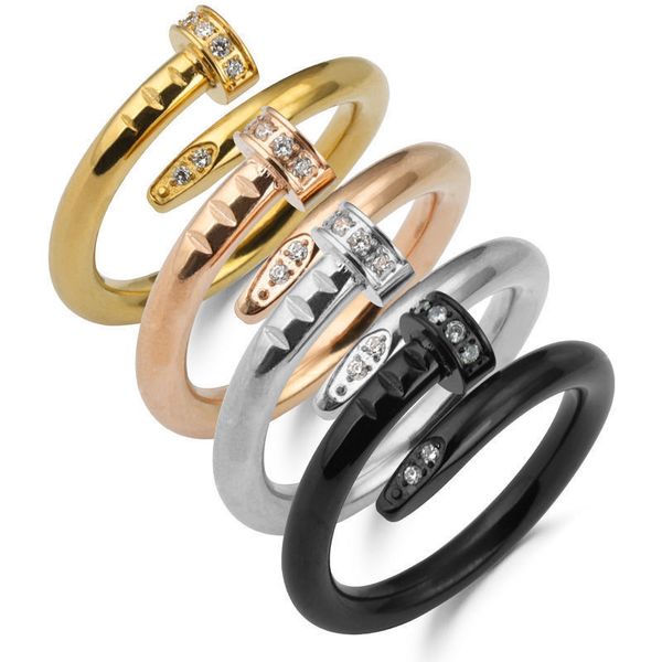 designer ring woman man nail love band ring stones design screw jewelry couple lover silver gold rings nail with drill ring
designer ring woman man nail love band ring stones design screw jewelry couple lover silver gold rings nail with drill ring