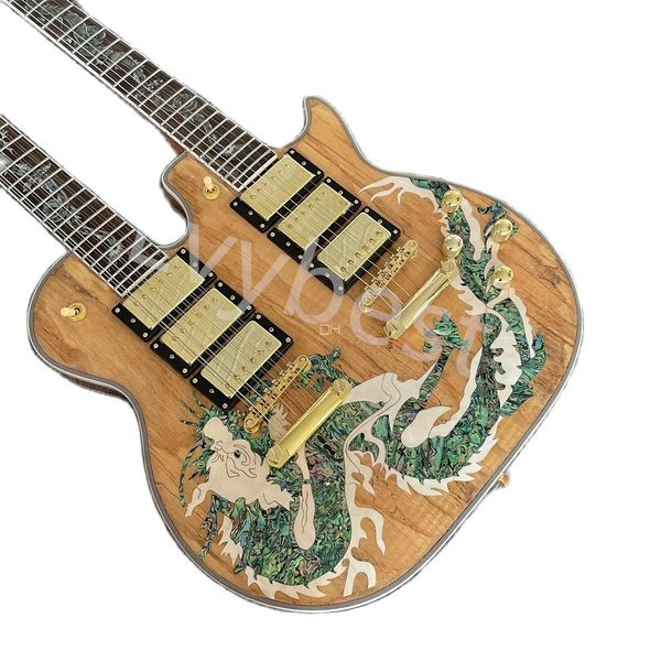 lvyelectric guitar custom double 12 6 string electric guitar with rosewood fingerboard guitar natural wood bodymosaic drago
lvyelectric guitar custom double 12 6 string electric guitar with rosewood fingerboard guitar natural wood bodymosaic drago