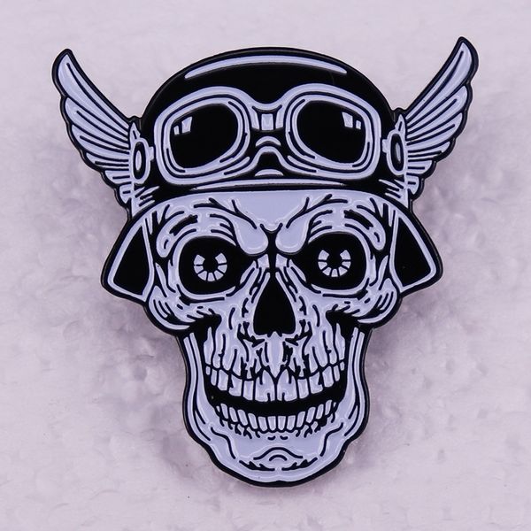 racing driver pilot skull skull brooch motorcycle enthusiast badge with wing helmet pin, Blue
racing driver pilot skull skull brooch motorcycle enthusiast badge with wing helmet pin, Blue