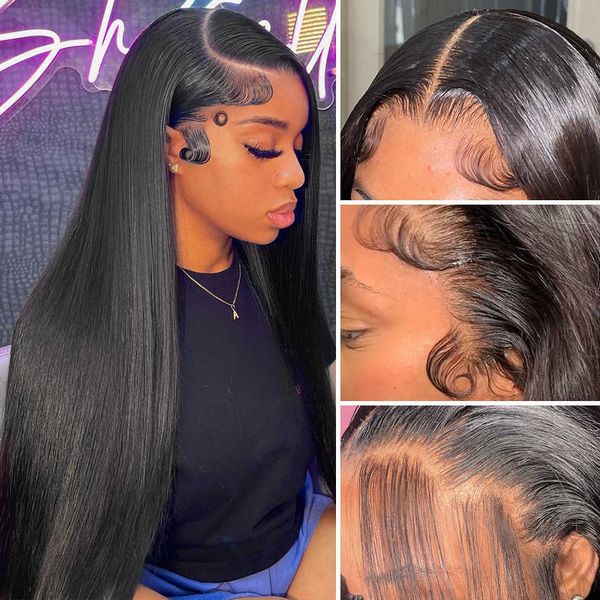nxy lace wigs 13x4 human hair hd wig glueless transparent straight 360 front pre plucked brazilian for black women 230106, Black;brown
nxy lace wigs 13x4 human hair hd wig glueless transparent straight 360 front pre plucked brazilian for black women 230106, Black;brown