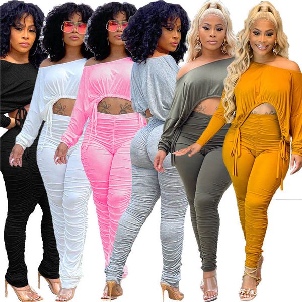 2023 women tracksuits winter spring 2 piece set long sleeve hoodies pants crew neck jogging suit solid color outfits fashion sportswear dhl, Gray
2023 women tracksuits winter spring 2 piece set long sleeve hoodies pants crew neck jogging suit solid color outfits fashion sportswear dhl, Gray