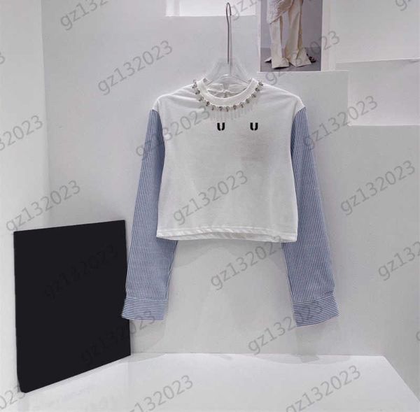 luxury t-shirts rhinestone pearl embellished crew neck short pullover t-shirt striped shirt long sleeve designer joker tshirt dress for wom, White
luxury t-shirts rhinestone pearl embellished crew neck short pullover t-shirt striped shirt long sleeve designer joker tshirt dress for wom, White