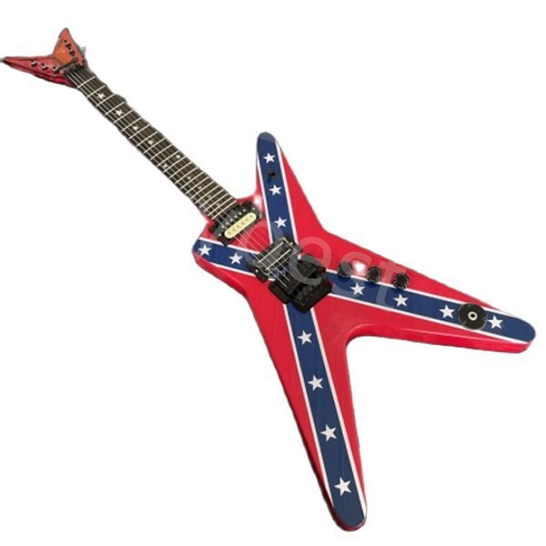 lvyelectric guitar custom k-type special-shaped fork 6-string body printed star flag electric guitar privat
lvyelectric guitar custom k-type special-shaped fork 6-string body printed star flag electric guitar privat