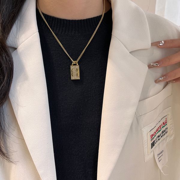 18k gold plated luxury brand designer pendants necklaces stainless steel crystal c-letter choker pendant necklace chain jewelry accessories, Silver
18k gold plated luxury brand designer pendants necklaces stainless steel crystal c-letter choker pendant necklace chain jewelry accessories, Silver