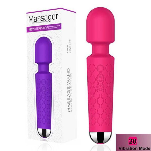 massager 20 speeds powerful clitoris vibrators for women av magic wand usb charge g spot massage toys female masturbato
massager 20 speeds powerful clitoris vibrators for women av magic wand usb charge g spot massage toys female masturbato