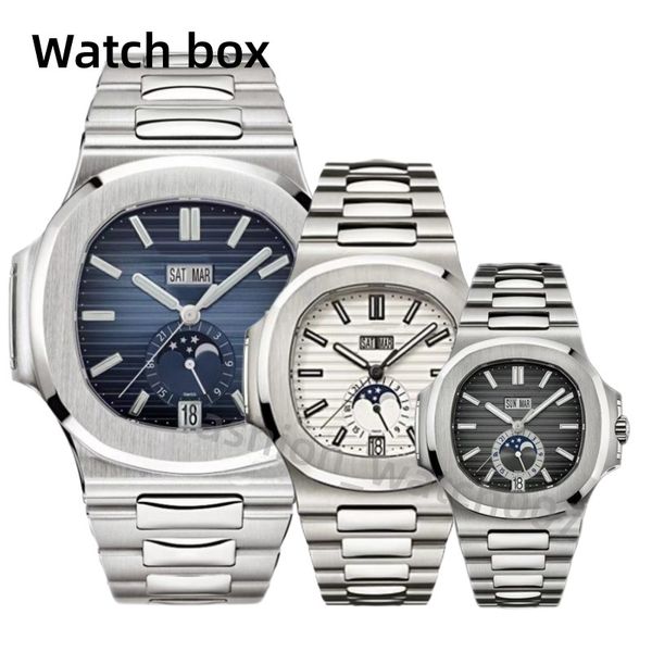 5711/1a-010 deep waterproof luminous business leisure sport watch mens automatic mechanical watches silver case blue dial stainless luxury b, Slivery;brown
5711/1a-010 deep waterproof luminous business leisure sport watch mens automatic mechanical watches silver case blue dial stainless luxury b, Slivery;brown