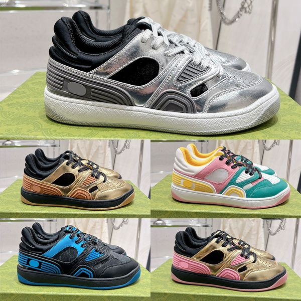 designer rubber sole lace-up shoes closure sneaker high-style 90s basket sneakers ankle basketball platform shoe brightly colored fabrics, Black
designer rubber sole lace-up shoes closure sneaker high-style 90s basket sneakers ankle basketball platform shoe brightly colored fabrics, Black
