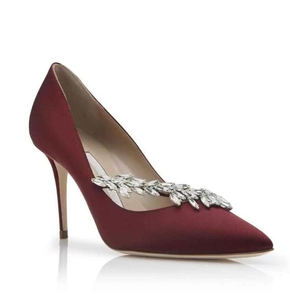 red bottom shoes 2023 elegant bridals wedding nadira satin sandals shoes women pointed toe crystal leaf embellishment stiletto lady excellen, Black
red bottom shoes 2023 elegant bridals wedding nadira satin sandals shoes women pointed toe crystal leaf embellishment stiletto lady excellen, Black