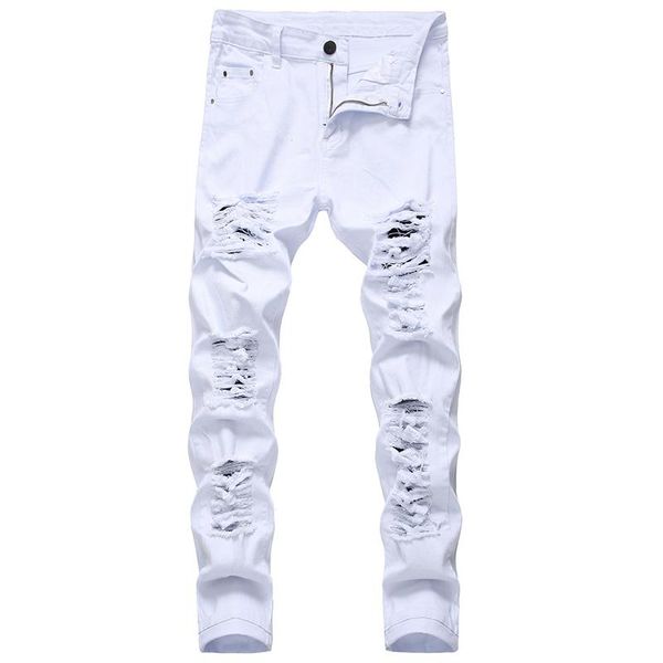 mens white black distressed full length denim pants holes skinny jeans street style trousers wholesale, Blue
mens white black distressed full length denim pants holes skinny jeans street style trousers wholesale, Blue