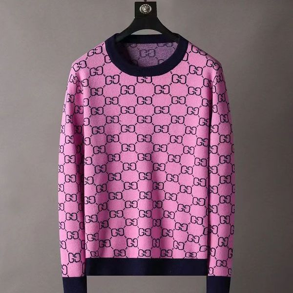 high-quality g letter designer men's sweater personality graffiti jacquard pullover slim sweater for woman men's and women's, White;black
high-quality g letter designer men's sweater personality graffiti jacquard pullover slim sweater for woman men's and women's, White;black