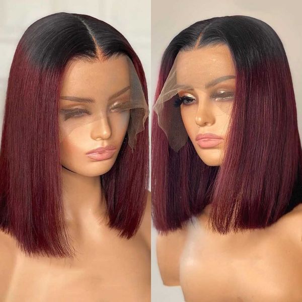 nxy lace wigs 13x4 short bob front human hair brazilian straight 99j remy 150% density for black women 230106, Black;brown
nxy lace wigs 13x4 short bob front human hair brazilian straight 99j remy 150% density for black women 230106, Black;brown