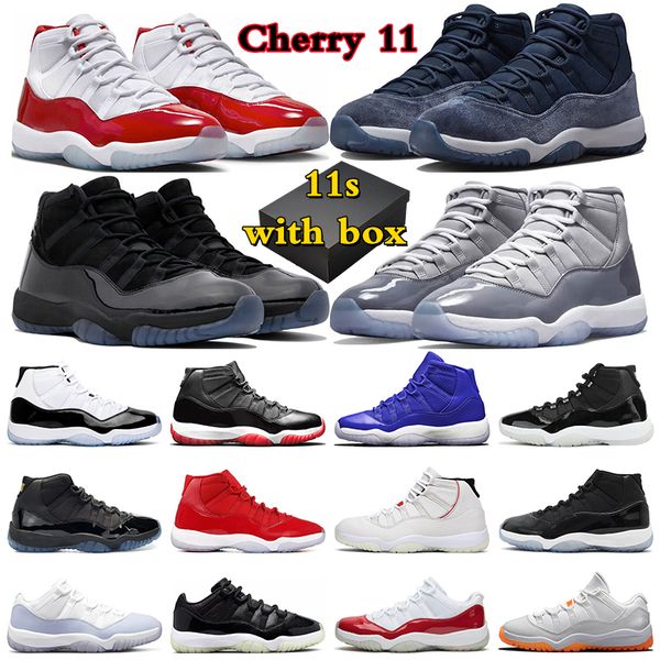with box cherry 11 basketball shoes 11s men women sneakers midnight navy pure violet cool grey cap and gown bred gym red jumpman 11 athletic, White;red
with box cherry 11 basketball shoes 11s men women sneakers midnight navy pure violet cool grey cap and gown bred gym red jumpman 11 athletic, White;red