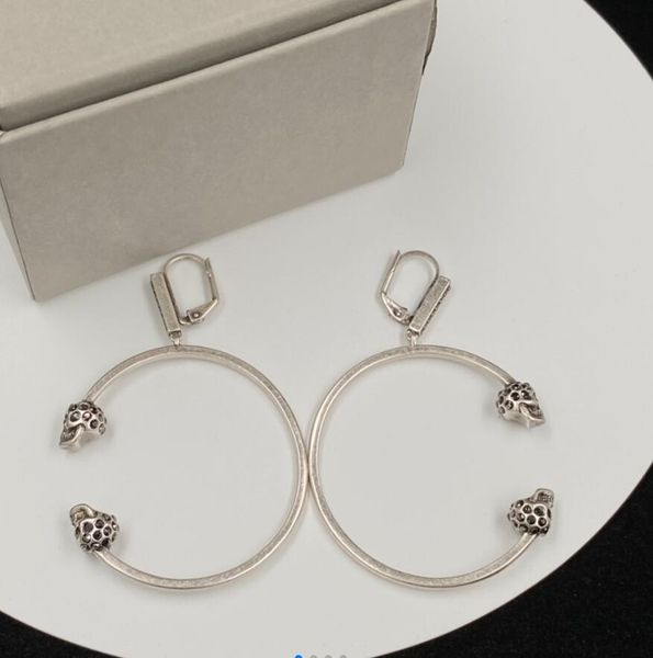 retro fashion big circle dangle earring skeleton stud aretes designer skull classic brand women wedding party jewerlry gift, Silver
retro fashion big circle dangle earring skeleton stud aretes designer skull classic brand women wedding party jewerlry gift, Silver