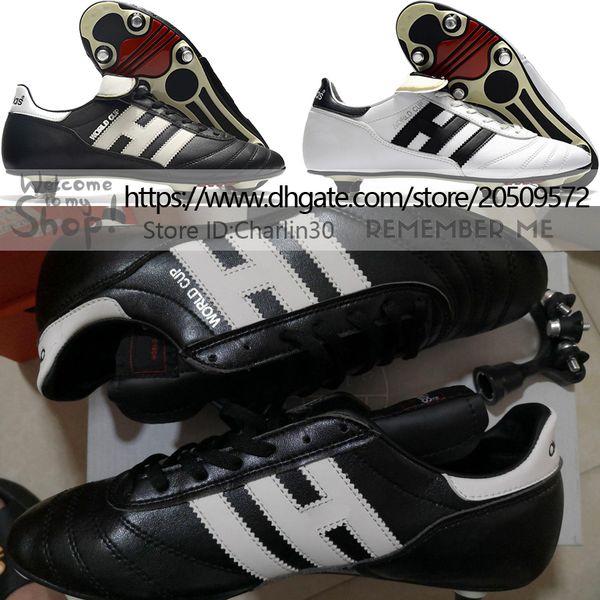 send with bag quality soccer boots copa world cup sg metal movable spikes classic football cleats mens soft leather comfortable training soc, Black
send with bag quality soccer boots copa world cup sg metal movable spikes classic football cleats mens soft leather comfortable training soc, Black
