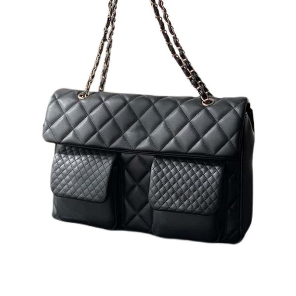 luxury handbag shoulder bag brand designer seam leather ladies metal chain black clamshell chain bags box vintage shoulder bag comes with tw
luxury handbag shoulder bag brand designer seam leather ladies metal chain black clamshell chain bags box vintage shoulder bag comes with tw