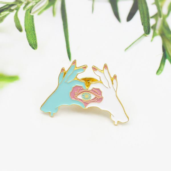 surround your eyes with your hands and your eyes are full of me fashionable couple brooch jewelry pin badges, Blue
surround your eyes with your hands and your eyes are full of me fashionable couple brooch jewelry pin badges, Blue