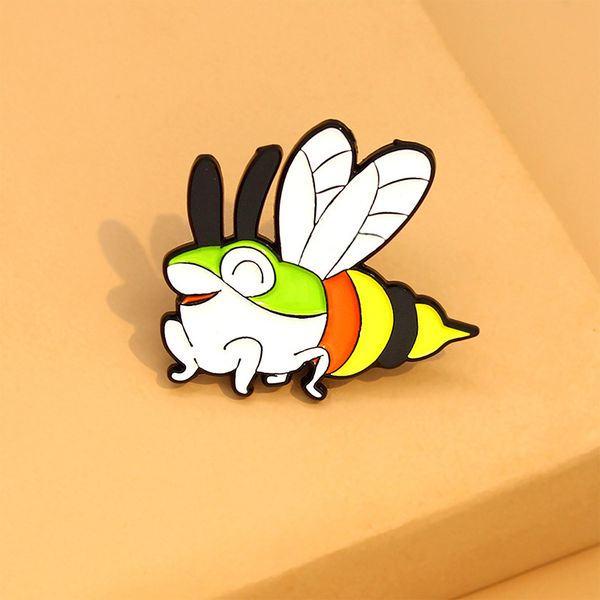 cartoon fashion frog bee body insect creative animal oil drop brooch fashion clothing matching badge pin, Blue
cartoon fashion frog bee body insect creative animal oil drop brooch fashion clothing matching badge pin, Blue