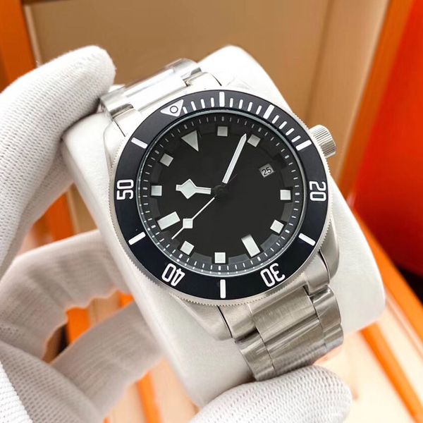 mens watch automatic mechanical movement watches 42mm business wristwatch waterproof sapphire super luminous stainless steel montre de luxe, Slivery;brown
mens watch automatic mechanical movement watches 42mm business wristwatch waterproof sapphire super luminous stainless steel montre de luxe, Slivery;brown