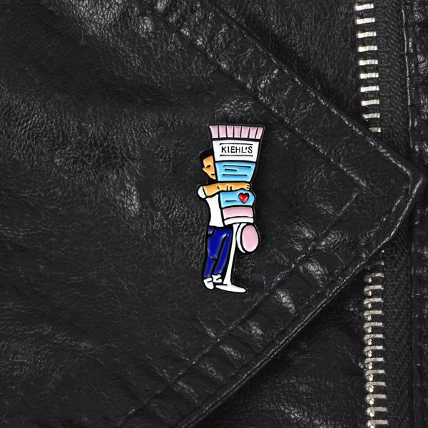 little boy holds huge toothpaste to squeeze brooch pin badges funny personality oil drop brooch versatile accessories, Blue
little boy holds huge toothpaste to squeeze brooch pin badges funny personality oil drop brooch versatile accessories, Blue