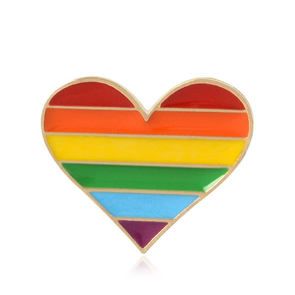 geometric heart-shaped oil drop brooch fashion rainbow heart creative versatile badge clothing lgbt pin, Blue
geometric heart-shaped oil drop brooch fashion rainbow heart creative versatile badge clothing lgbt pin, Blue