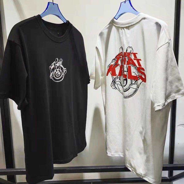 fashion brand designer t shirt summer galleryes depts magic hand bone art that kills loose casual men's and women's tee, White;black
fashion brand designer t shirt summer galleryes depts magic hand bone art that kills loose casual men's and women's tee, White;black