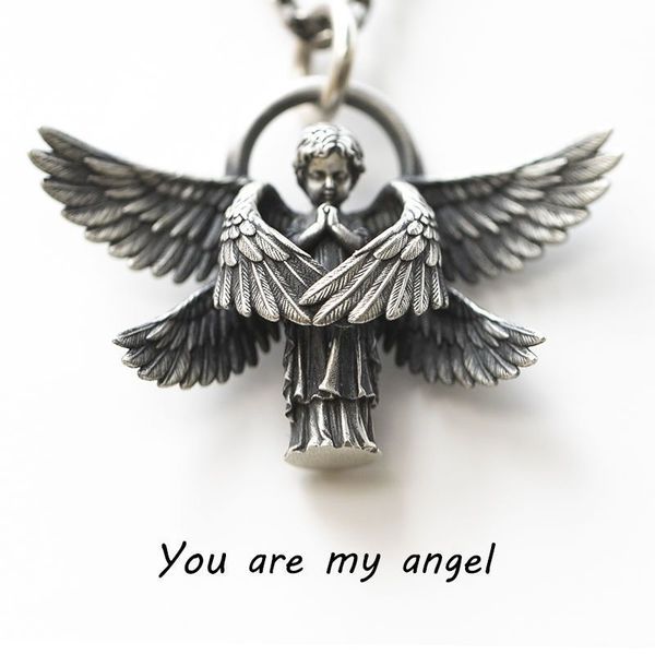 wholesale jewelry new angel wings personality pendants necklaces wholesale men fashion simple atmosphere multi style designer pendant neckla, Silver
wholesale jewelry new angel wings personality pendants necklaces wholesale men fashion simple atmosphere multi style designer pendant neckla, Silver