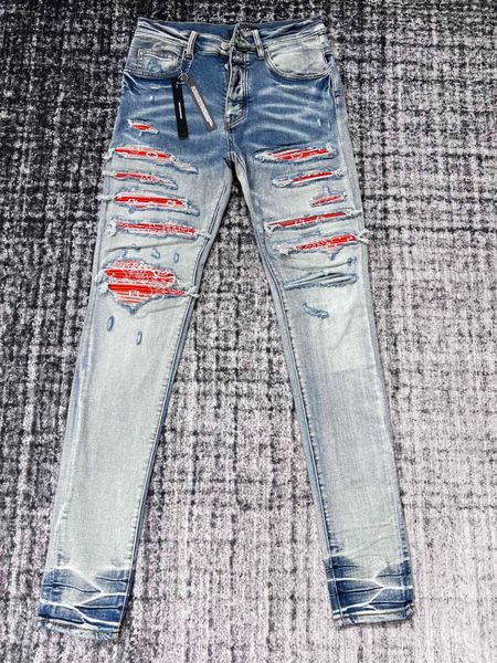 2023 new great mens distressed ripped skinny jeans ~ us size 29-38 jeans ~ slim motorcycle moto biker causal denim pants hip hop jeans, Blue
2023 new great mens distressed ripped skinny jeans ~ us size 29-38 jeans ~ slim motorcycle moto biker causal denim pants hip hop jeans, Blue
