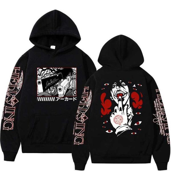 men's hoodies sweatshirts hellsing royal anglican knights' double-gun pullover hoodie plush men's and women's coat sweat, Black
men's hoodies sweatshirts hellsing royal anglican knights' double-gun pullover hoodie plush men's and women's coat sweat, Black