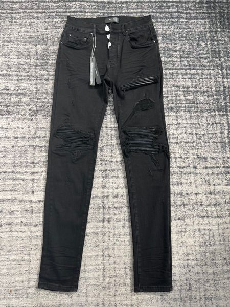 2023 fashions mens distressed ripped skinny designer black jeans ~ us size 29-38 jeans ~ slim motorcycle moto biker causal denim pants hip h, Blue
2023 fashions mens distressed ripped skinny designer black jeans ~ us size 29-38 jeans ~ slim motorcycle moto biker causal denim pants hip h, Blue