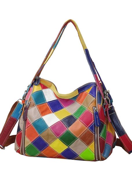 women's designers luxurys handle bag leather cowhide outdoor event / party office & career plaid split joint vintage rainbow
women's designers luxurys handle bag leather cowhide outdoor event / party office & career plaid split joint vintage rainbow