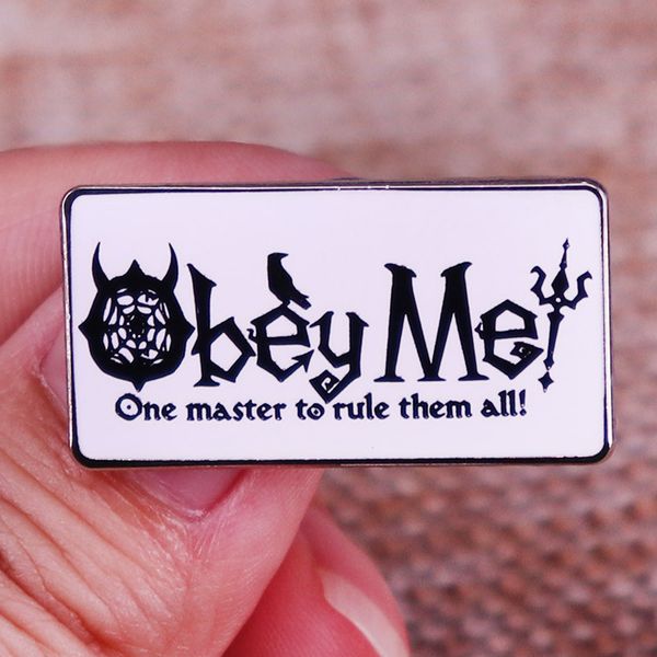 obey me one master to rule them all brooch enamel pin romantic game fans decorative accessories dark badges, Blue
obey me one master to rule them all brooch enamel pin romantic game fans decorative accessories dark badges, Blue