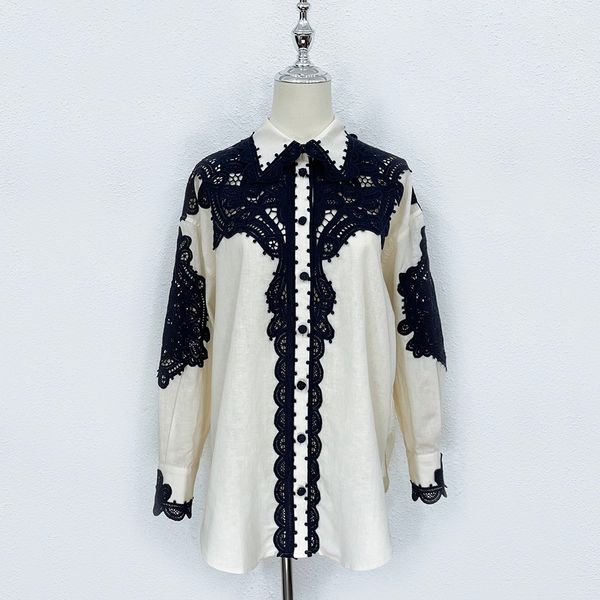 women's blouses & shirts 2023 australian designers design spring and summer linen embroidered shirts, White
women's blouses & shirts 2023 australian designers design spring and summer linen embroidered shirts, White