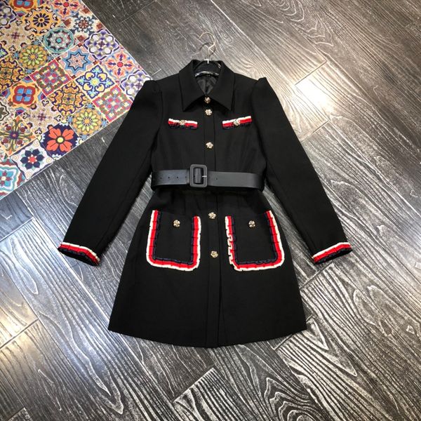 three-dimensional tailored waistband design fashion trend simple new dress, Black;gray
three-dimensional tailored waistband design fashion trend simple new dress, Black;gray