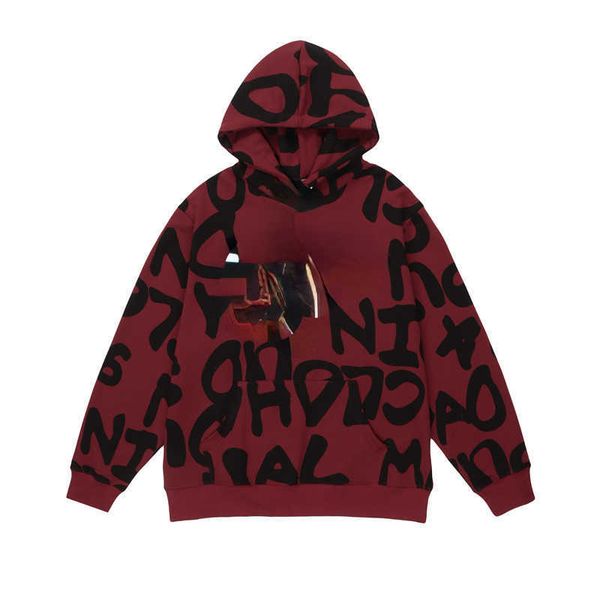 men's hoodies sweatshirts costume 2023 autumn clothes fashion hip-hop full-printed hooded sweater couple casual loose coat man, Black
men's hoodies sweatshirts costume 2023 autumn clothes fashion hip-hop full-printed hooded sweater couple casual loose coat man, Black