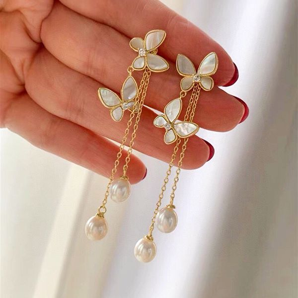 freshwater pearl earrings s925 silver needle shell butterfly ear studs lady/girl fashion jewelr gift box 2 wearing methods, Golden;silver
freshwater pearl earrings s925 silver needle shell butterfly ear studs lady/girl fashion jewelr gift box 2 wearing methods, Golden;silver