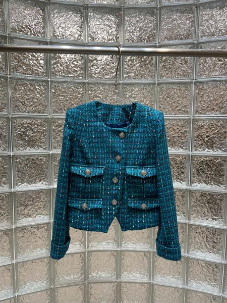 women's outerwear & coats22 autumn and winter vintage round neck with gold button decoration tweed coat, Black;brown
women's outerwear & coats22 autumn and winter vintage round neck with gold button decoration tweed coat, Black;brown