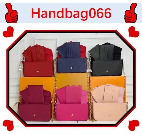 2023 new luxurys designers handbag women wallet genuine leather evening bag original 9 colors 3 set embossed patterns m61276 chain messenger, Black
2023 new luxurys designers handbag women wallet genuine leather evening bag original 9 colors 3 set embossed patterns m61276 chain messenger, Black