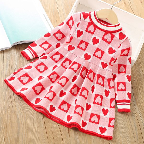 girl knitted warm dresses heart printed party dress kids long sleeve dress christmas party costumes for 2-6y, Red;yellow
girl knitted warm dresses heart printed party dress kids long sleeve dress christmas party costumes for 2-6y, Red;yellow