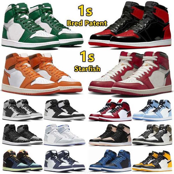 1 bred patent 1s mens basketball shoes starfish unc blue dark mocha lost found eastside golf gorge green bio hack men women trainers sports
1 bred patent 1s mens basketball shoes starfish unc blue dark mocha lost found eastside golf gorge green bio hack men women trainers sports