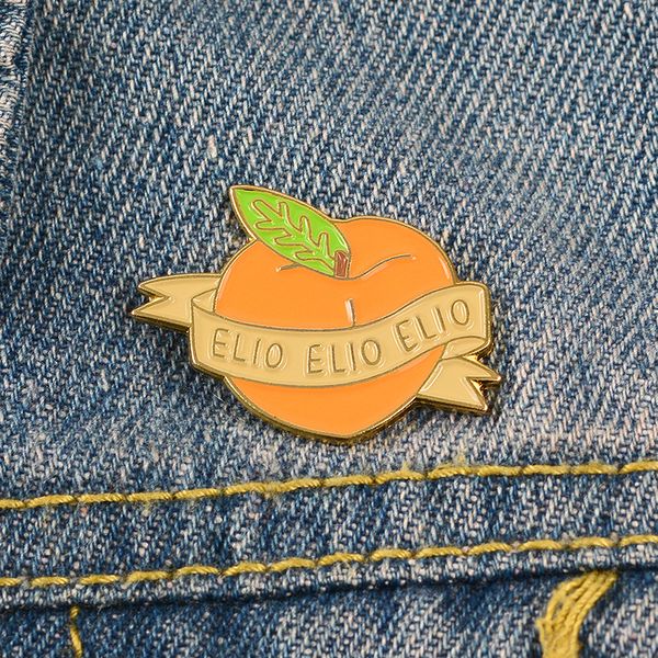 fruit brooch with yellow peach letters and silk ribbon intertwined with a fashion badge as a gift for a friend elio brooch, Blue
fruit brooch with yellow peach letters and silk ribbon intertwined with a fashion badge as a gift for a friend elio brooch, Blue