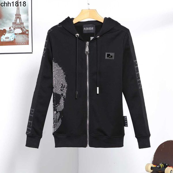 plein bear brand warm thick sweatshirt hip-hop loose characteristic personality skull pullover rhinestone luxury men's hoodie 08, Black
plein bear brand warm thick sweatshirt hip-hop loose characteristic personality skull pullover rhinestone luxury men's hoodie 08, Black